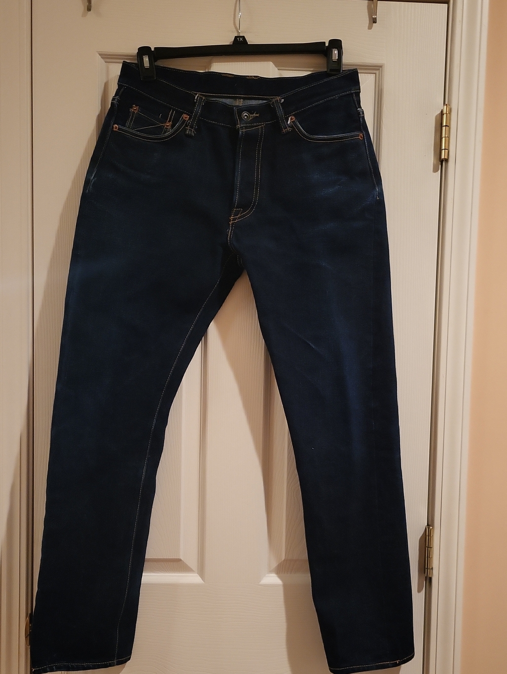 Sage Denim Heavyweight Raw Selvedge Jeans-Tag Size 34  (Green Selvedge ID)